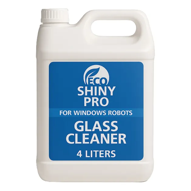 Liquido Limpieza Ecoshinypro Glass Robot Limpia Vidrios 4lts