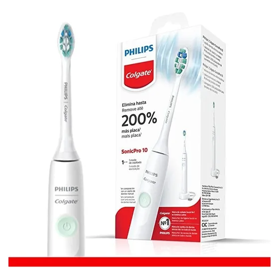 Cepillo De Dientes Eléctrico Philips Colgate Sonicpro 10