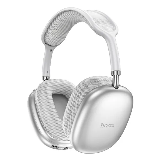 Audifonos Hoco W35 Air Triumph Over Ear Bluetooth Silver Color Plata