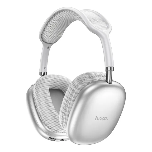 Audifonos Hoco W35 Air Triumph Over Ear Bluetooth Silver Color Plata