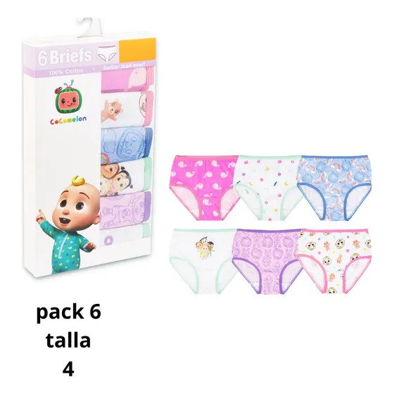 Ropa Interior: Set De 7 Pantys Para Niñas
