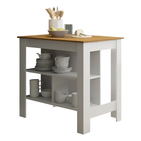 Barra Desayunador Pasaplatos Cocina Mesa Isla Mueble Comedor
