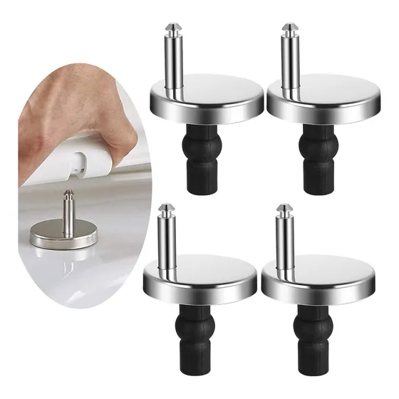 4pcs Bisagras De Asiento Inodoro, Tornillo Goma Expansible