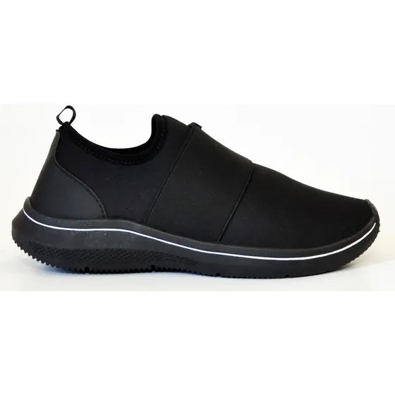 Tênis Preto Masculino Infantil Elástico Adadis Confort
