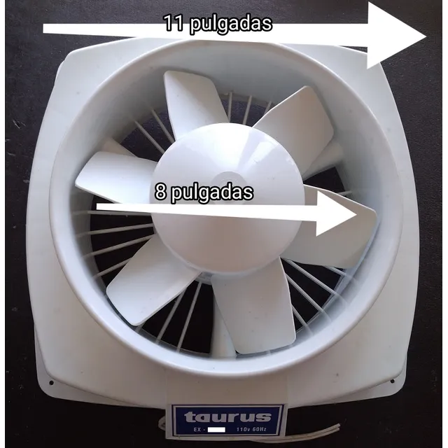 Extractor De Plástico Con Aspa De 8 Pulgadas. Taurus 