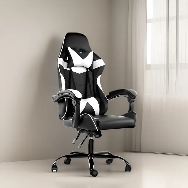 Silla Gamer De Escritorio Ergonomica Apoyo Lumbar Giratoria