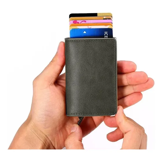 Billetera Automatica De Cuero