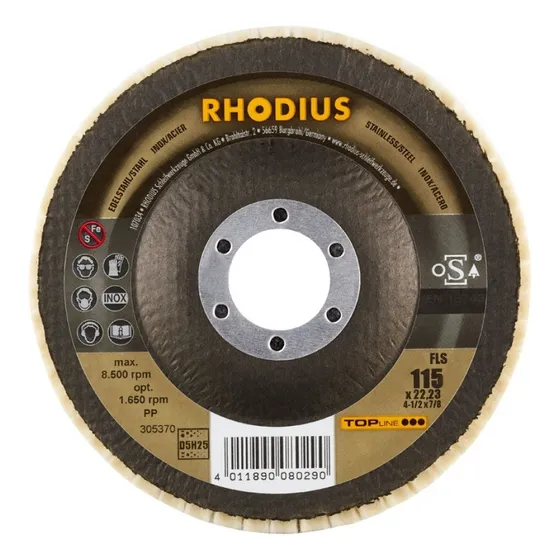 791360 Disco Pulido Espejo Acero Inoxidable Rhodius Alemania