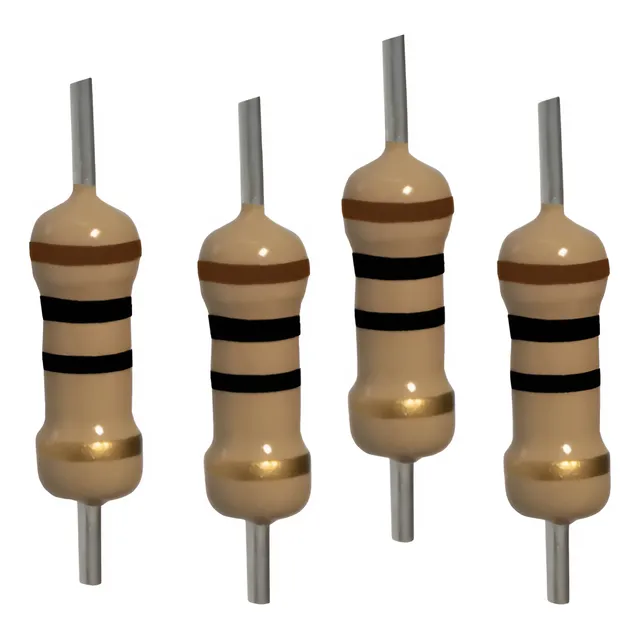 100 Resistencias 1/4w - 220 Ohm - 1k - 10k - 4,7k - Etc