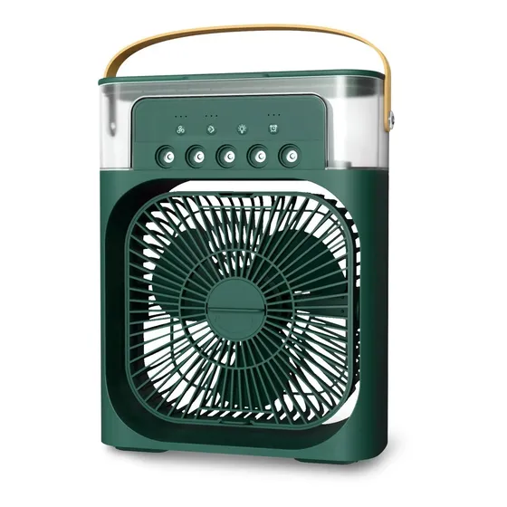 Ventilador De Aire Frío Humidificador Para Escritorio Mesa Color de la estructura Negro | Cuotas sin interés