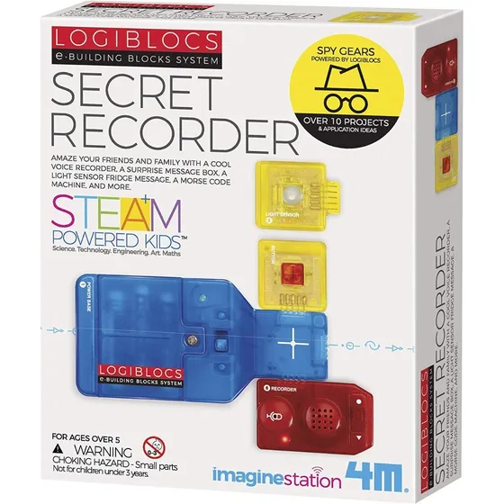 Kit Ciencias Circuito Grabadora Espía Spy Logiblocs Toysmith