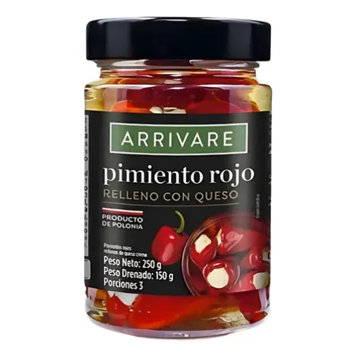 Pimenton Rojo Relleno Con Queso
