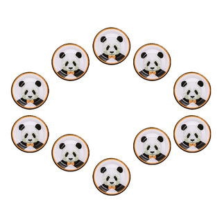 10 Unidades De Papel Com Impressão De Panda E De Papel 10 Unidades De Papel Com Impressão De Panda E De Papel