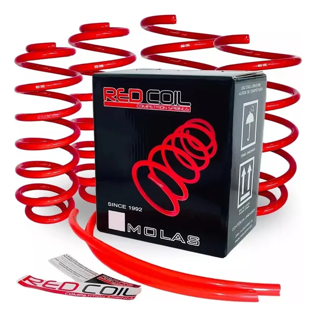 Kit 4 Molas Esportivas Red Coil Gol G2 G3 G4 Ambos Lados