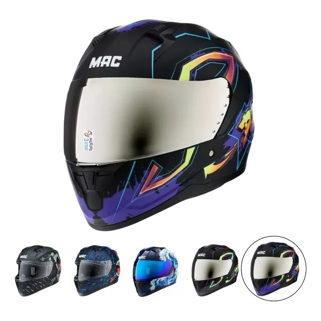 Jm Nuñez Casco Edicion Limitada Mac Bass Graffiti + Visor