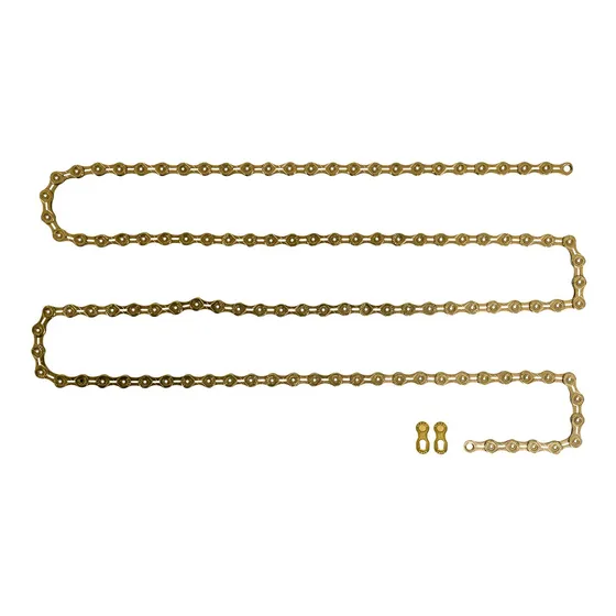 Corrente 11v Sumc Gold Ouro 116l Para Bicicleta Bike