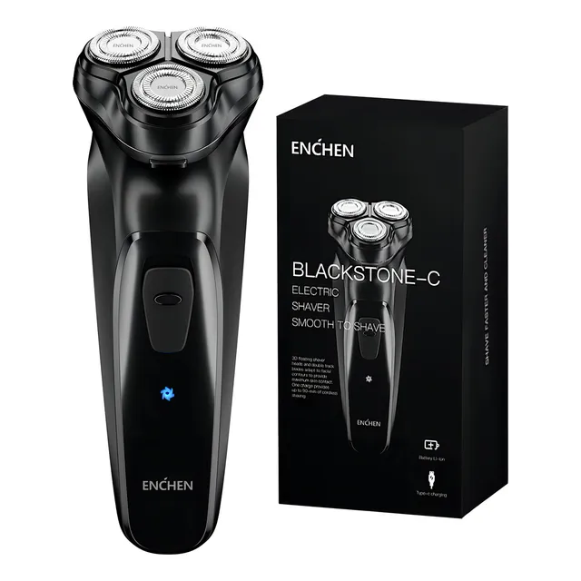 Rasuradora Enchen Eléctrica BlackStone 3D negra