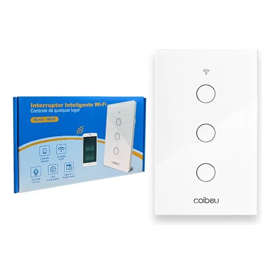 Interruptor Inteligente Wifi Smart 1-4 Botões Com Neutro Alx