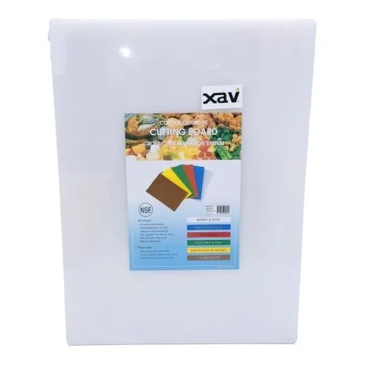Tabla Picar Cortar Nylon Blanca 45x61x1.3 Ñ Winco 3692 Xavi