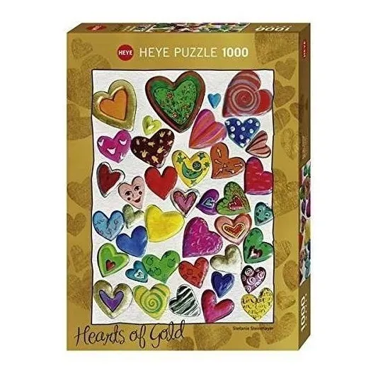 Heye Puzzle Mix De Corazones 1000 Piezas Supertoys