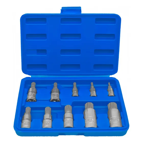 Juego De Dados Con Punta Bristol M4-m18 10pz Alta Calidad