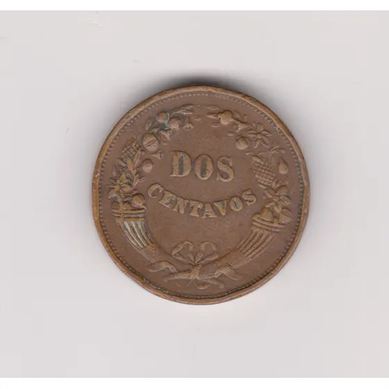 Moneda Peru 2 Centavos Año 1934 Muy Buena +