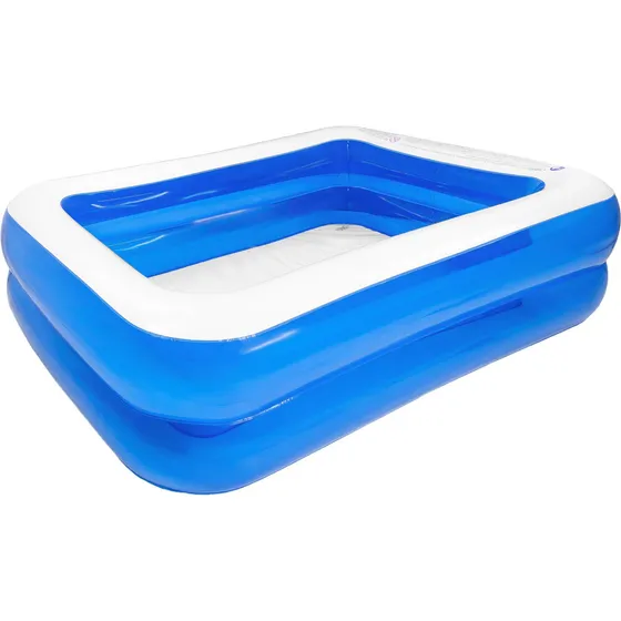 Alberca Inflable Rectangular Familiar 440l 190x140x43cm Color Azul