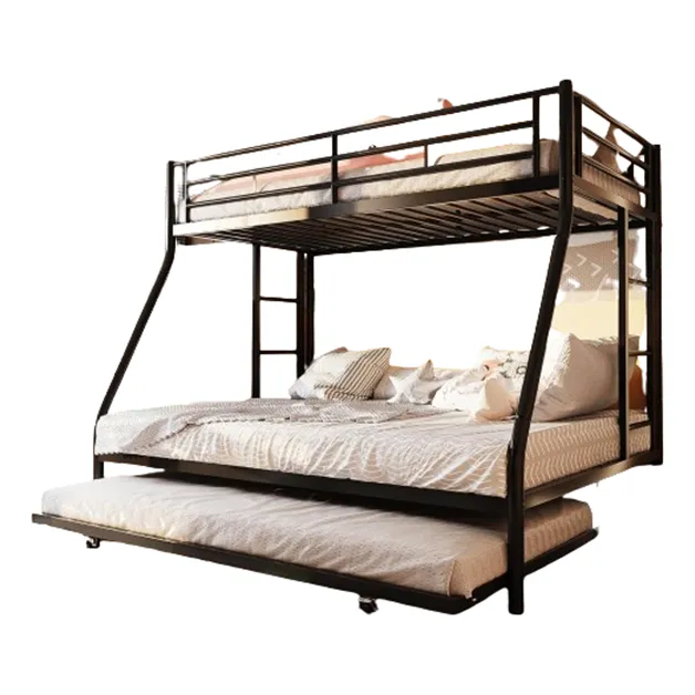 Litera Con Cama Canguro 3 En 1 Individual/matrimonial Sunlei