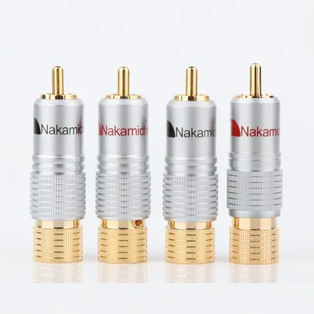 Conector Rca Monster Para Audio Hi-fi 8 Und Negro