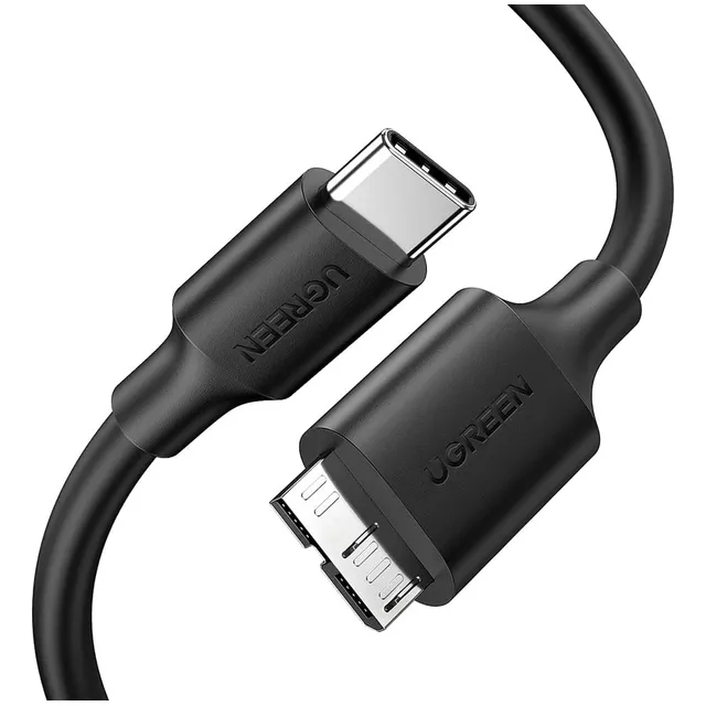 Cable Usb-c A Micro B Disco Duro Externo Ssd 5 Gbps 0.5m
