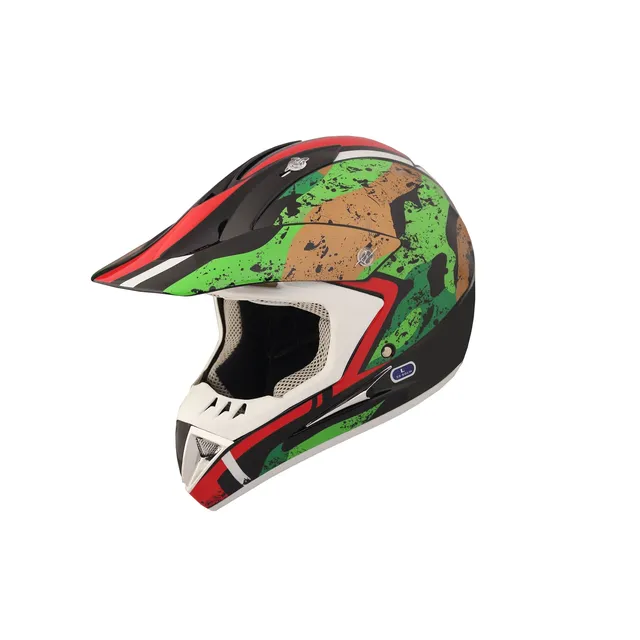 Casco Para Moto Cross Integral Multi Color Racing