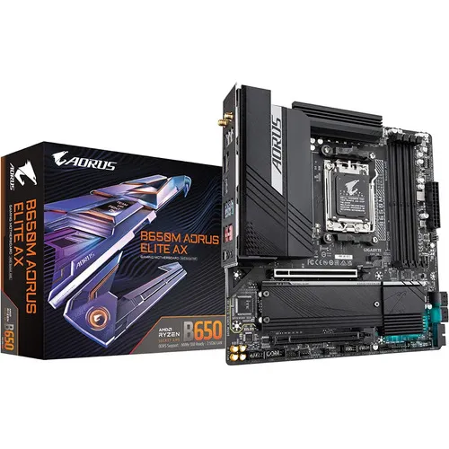 Gigabyte B650 Aorus Elite Ax - Amd - Am5 - Super Precio!! Color Black