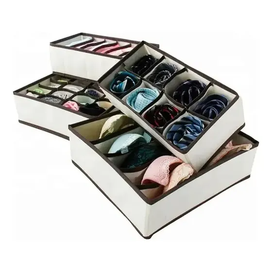 Pack De 4 Organizadores De Ropa Interior Plegables Wild Hero