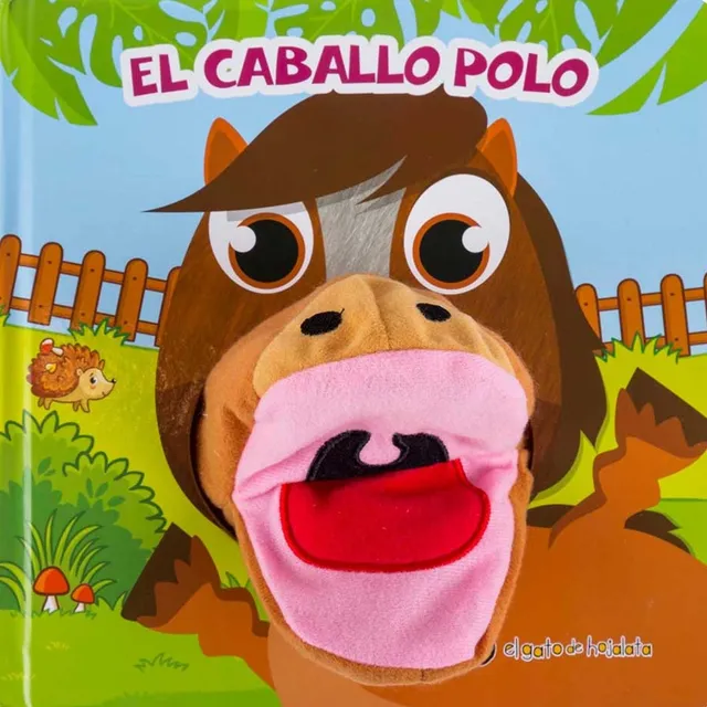 Libros Infantil Interactivo Con Títere El Caballo Polo Niños