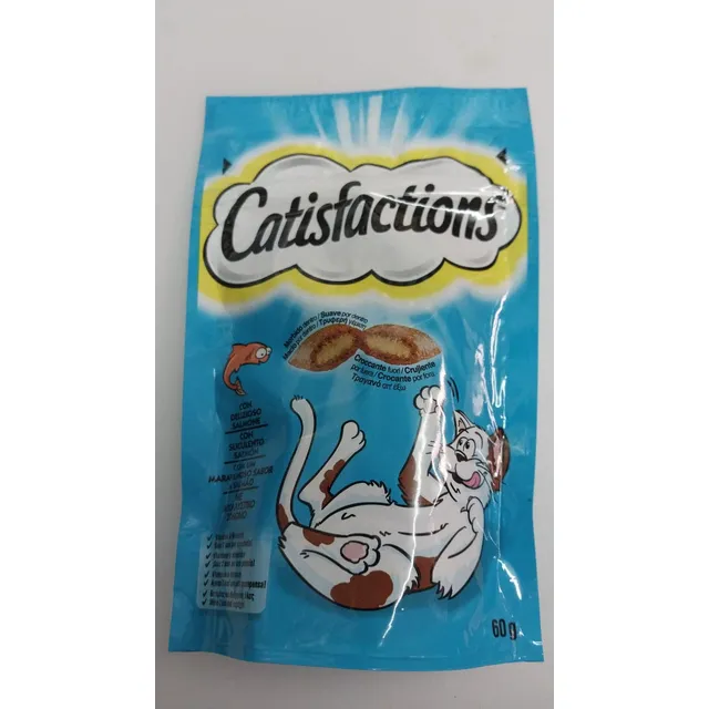 Golosina Premio Recompensa Alimento Salmon Gatos Gatitos