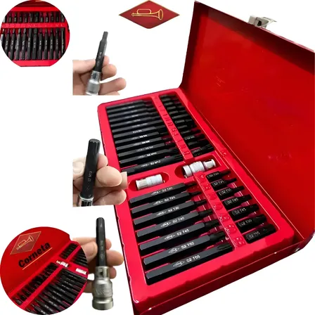 Kit Torx Allen Multidentado Bits 40 Pc Original Frete Grátis