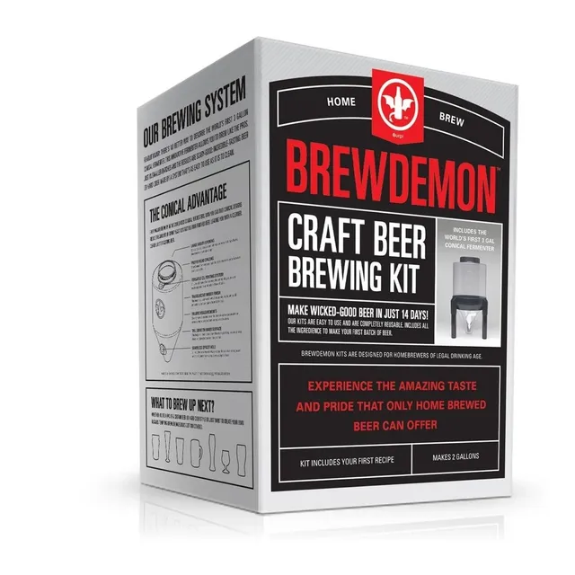 Kit De Preparación De Cerveza Artesanal Extra De 2 Galones