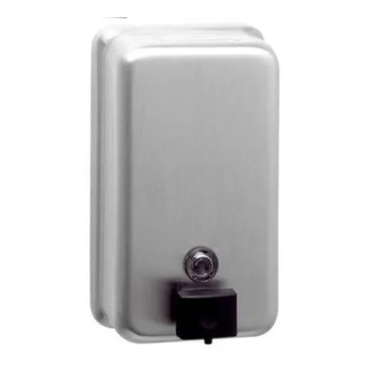 Dispensador De Jabon En Acero Inoxidable De Litro Bobrick 
