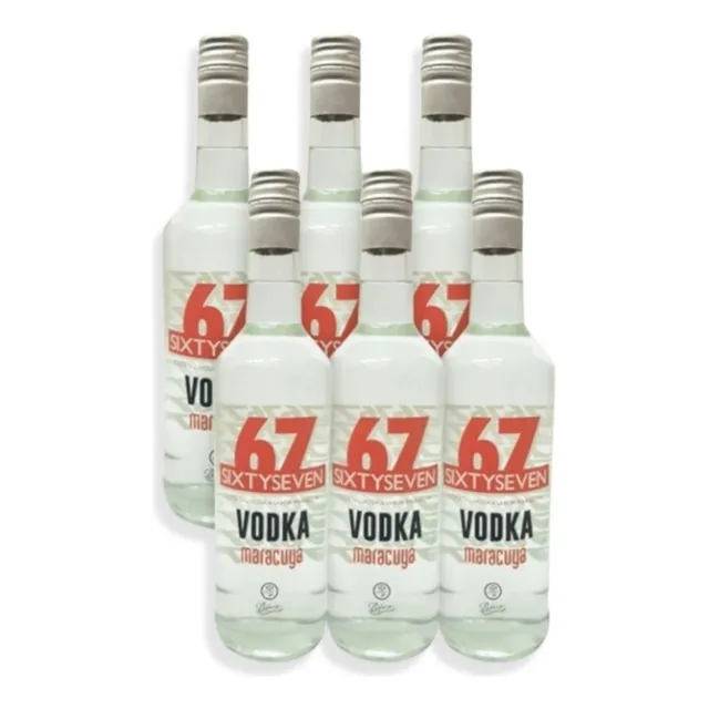 Vodka 67 Sixty Seven Cocktail Maracuyá Caja X6u 750ml