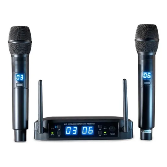 Microfone Duplo Leson Ls916 Multifrequencia 32 Frequencias 