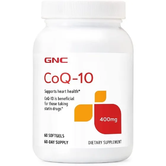 Coq10 400 Mg Gnc 60 Cápsulas Blandas