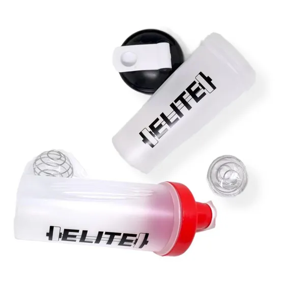 Juego De 2 Vaso Mezclador De Proteína Shaker Cooler -elite 