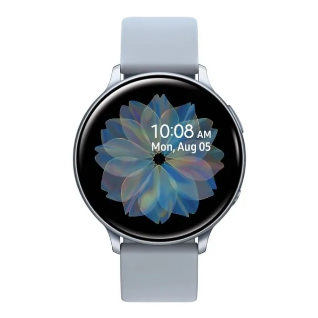 Samsung Galaxy Watch Active2 (Bluetooth) display de 1.4" con correa de fluoroelastómero con correa color cloud silver