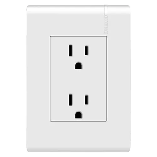 100 Contacto Duplex Modus Pro Blanco Con Proteccion Infantil