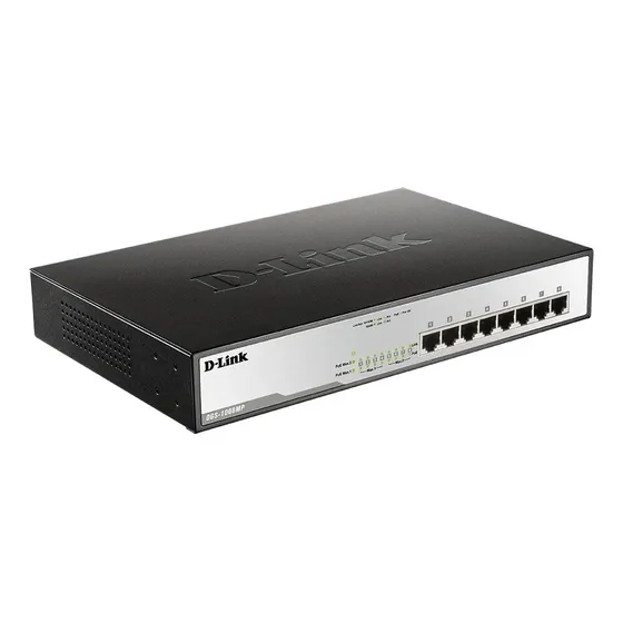 Switch D-Link DGS-1008MP 8 Puertos Gigabit Ethernet Capacidad 2 Gbps | Cuotas sin interés