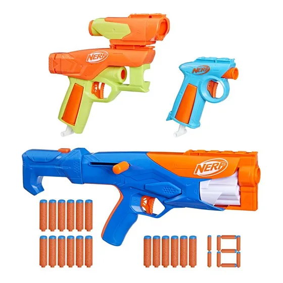 Lanzadores Nerf N Series Gear Up X 3 Und