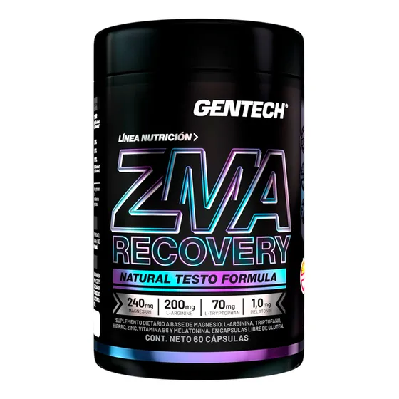 Zma Recovery Gentech Zinc Magnesio B6 Melatonina Triptofano