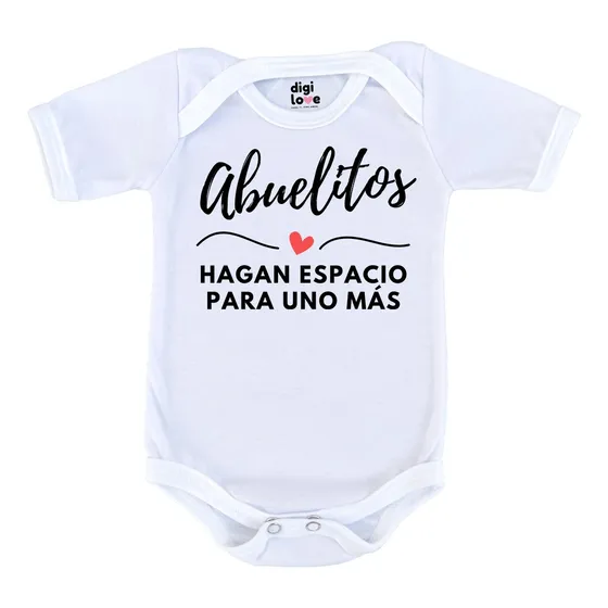 Body Bebé Sorpresa De Embarazo Abuelitos Hagan Espacio
