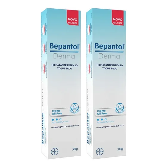 Kit Com 2 Bepantol Derma Hidratante Intenso Toque Seco 30g