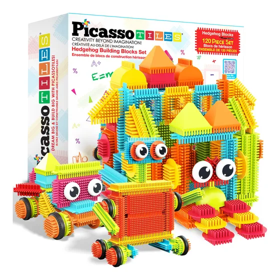 Juego De 120 Piezas De Bloques De Construcción Erizo